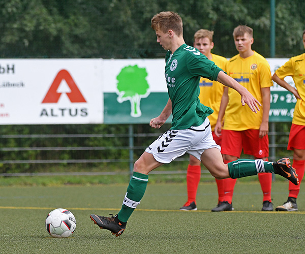 Marvin Blomberg traf vom Punkt.