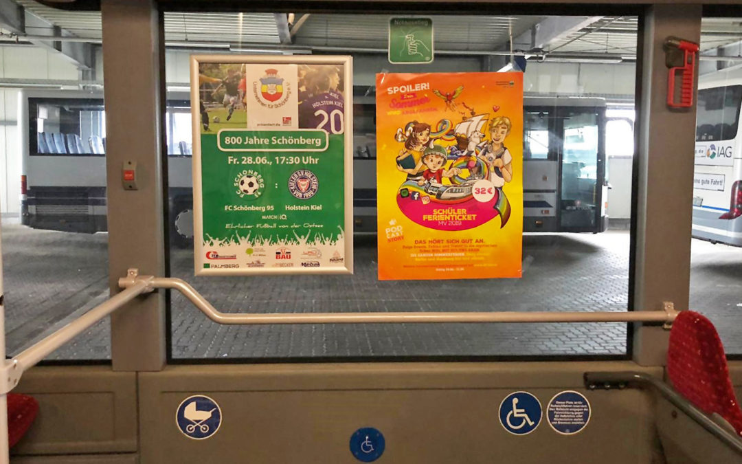 Holstein Kiel: Spielankündigung jetzt auch im „Nahbus“