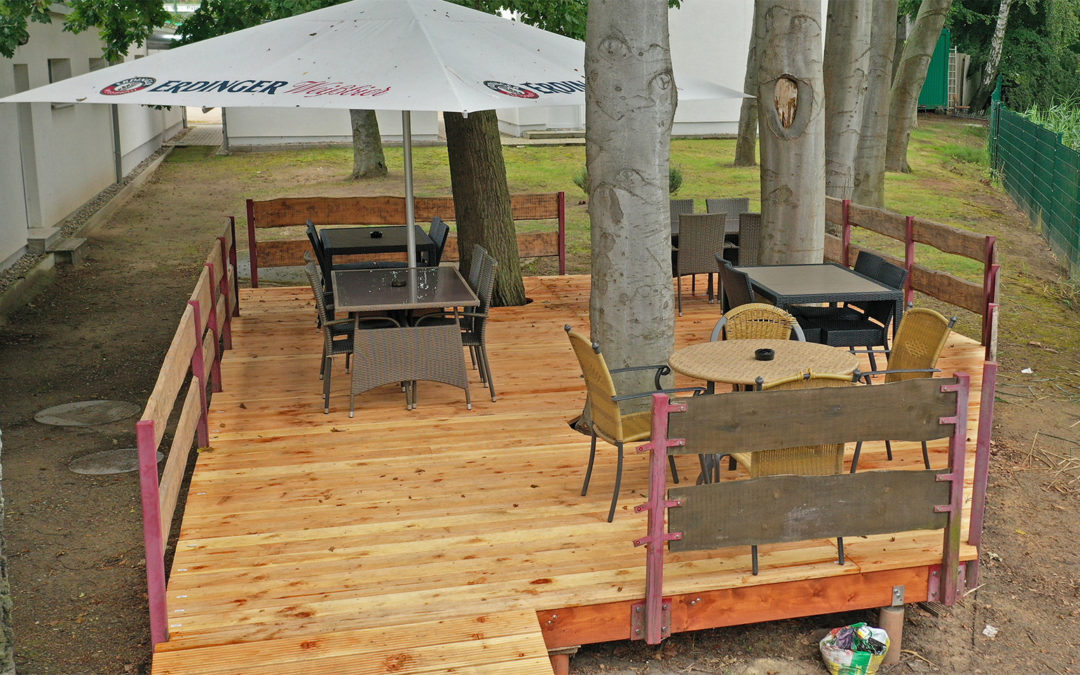 Der Biergarten hat wieder geöffnet