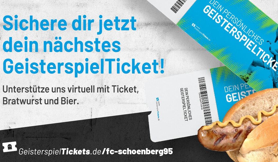 Mit Geisterspieltickets unseren Maurine-Kickern helfen