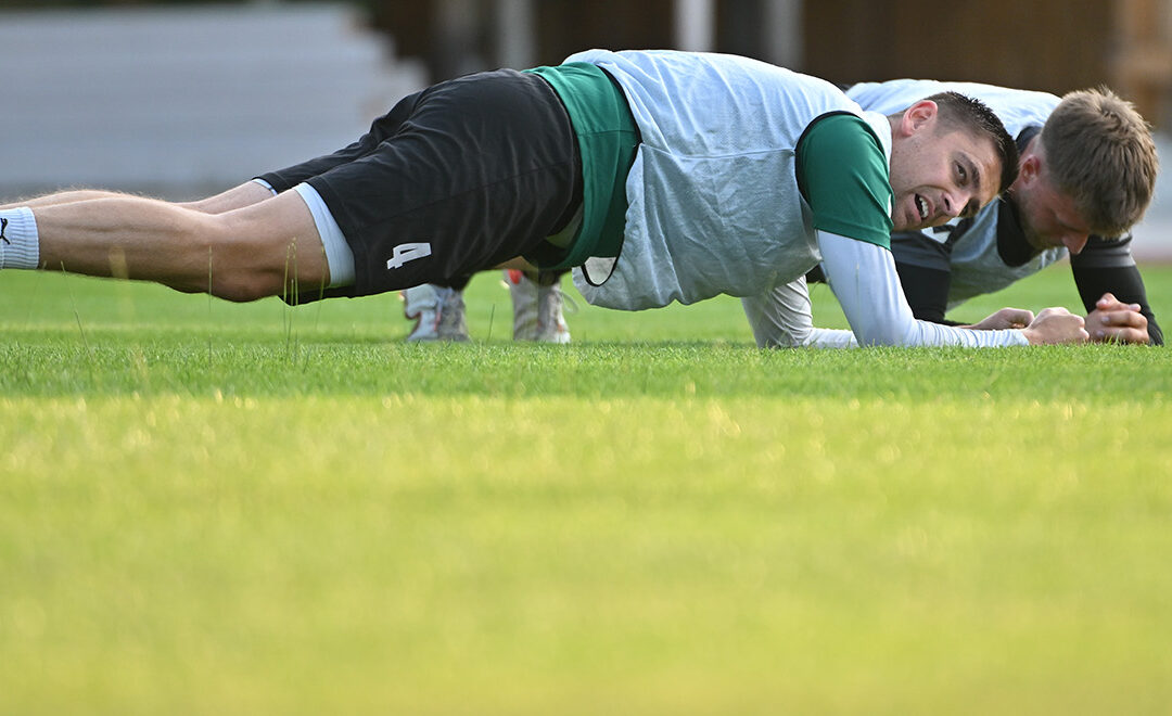 Unterhaltsamer Trainingsauftakt
